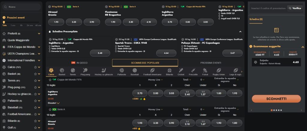 gransino scommesse